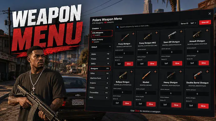 Preview of [FREE] Weapon Menu