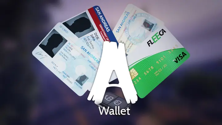 Preview of [FREE] [PROPS] Wallet Props (Cards and key car)