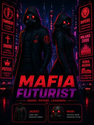 Preview of [FREE] Mafia Futurist Outfit Pack – Futuristic Mafia Clothing (MP Male & Female) | 100% Unlock (Update v2)