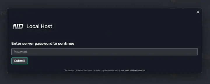 Preview of [Standalone] Server Lock