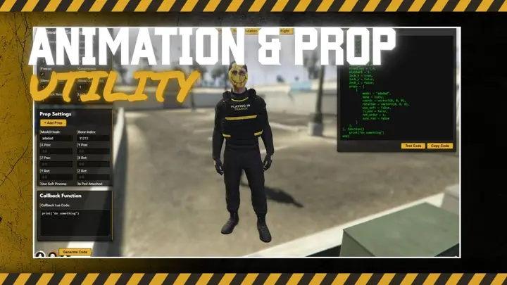 Preview of Animation & Prop Utility