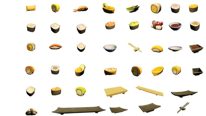 Preview of Free sushi food pack