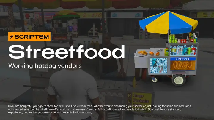 Preview of FiveM StreetFood