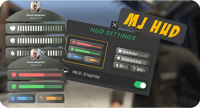 Preview of [Free] [ESX] MJ HUD