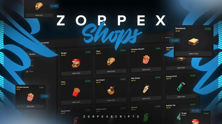 Preview of Zorpex Shops