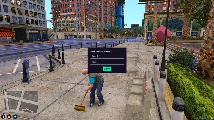 Preview of [qbcore] community service