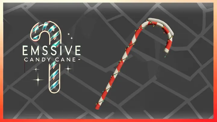 Preview of Christmas Candy Cane (Emissive)