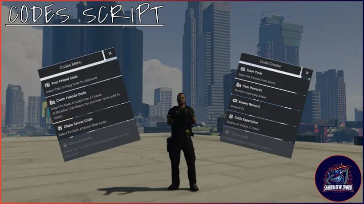 Preview of [FREE][ESX / QBCORE] Codes Script | Reward Players For Inviting Friends!