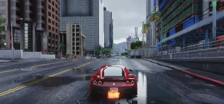 Preview of Custom Exhaust Flame Effects (Graphics Mod)