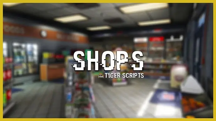 Preview of [RELEASE] [ESX] T1GER - Shops (Player-operated, employees, basket, shelves, stock & much more)