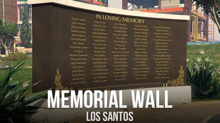 Preview of [FREE] Memorial Wall