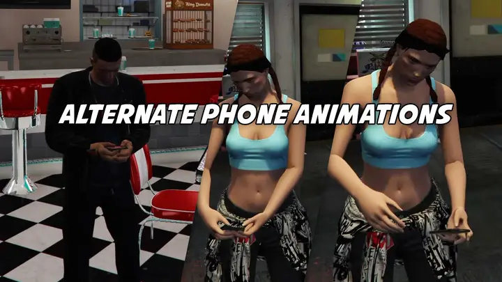 Preview of Alternate Phone Animations - Animation Replace