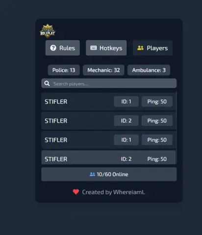 Preview of Info panel WhereiamL