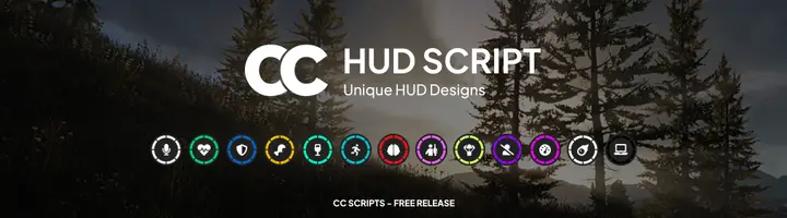 Preview of [FREE] CC HUD | 9 Unique Design Presets | Vehicle Health Indicator