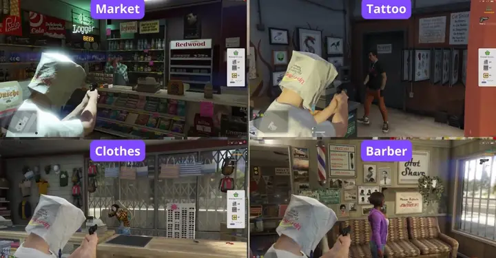 Preview of [ESX, FREE] 5 Shop Robbery Multiplayer