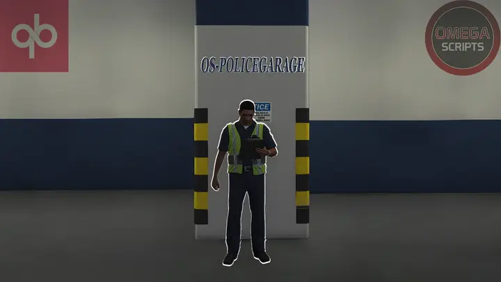 Preview of [Free] [QBCORE] OS-PoliceGarage