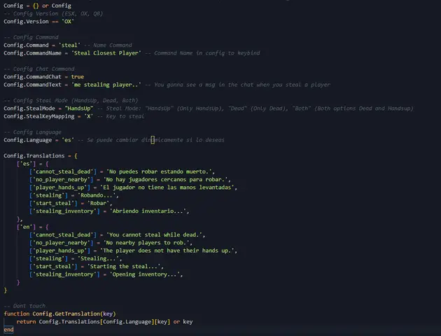 Preview of [FREE] [ESX/OX/QB] FX_THIEF - Steal other players