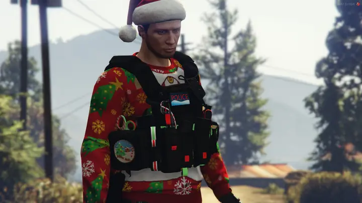 Preview of Xmas Police Vest