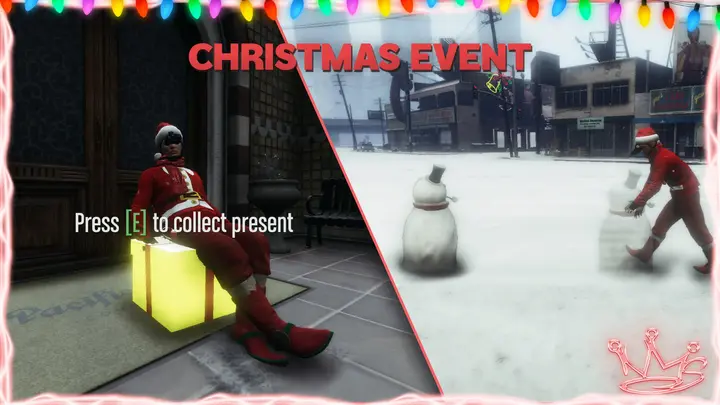 Preview of [FREE][ESX/QB] 🎄 Christmas Events | Making Snowmans + Christmas Gifts Collecting