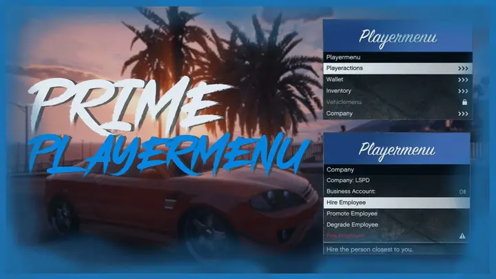 Preview of [FREE] [ESX] primePlayermenu - NativeUI Reloaded Personalmenu