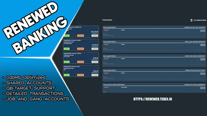 Preview of [QB/ESX] Renewed Banking V3