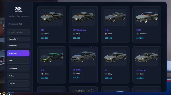 Preview of [FREE] [QB] qr vehicleshop