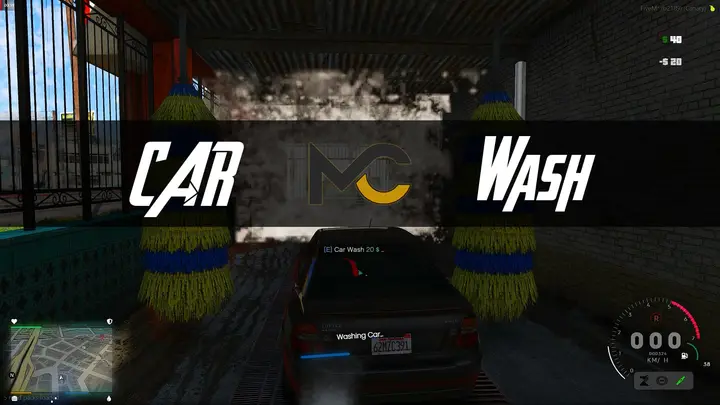 Preview of [FREE] [QBCore] [ESX] Car Wash Script | MagiCarrow Development