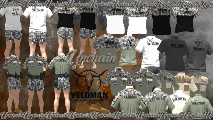 Preview of [FREE] UCC Boer/Farmer Clothing PACK | M & F