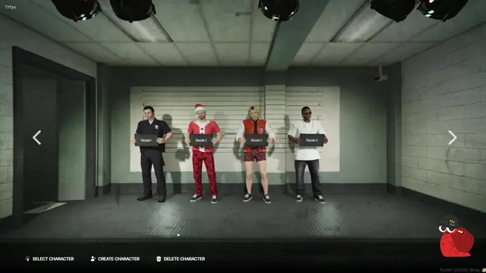 Preview of [ESX][QB-CORE] GTAO Multicharacter