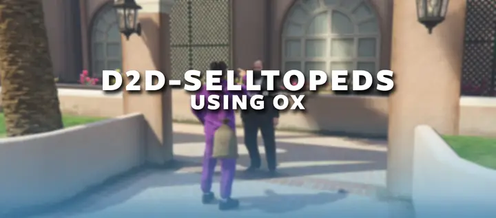 Preview of [OX] Sell Items To Peds (Pawnshop / Drug Dealer) | Clean Menu🧽
