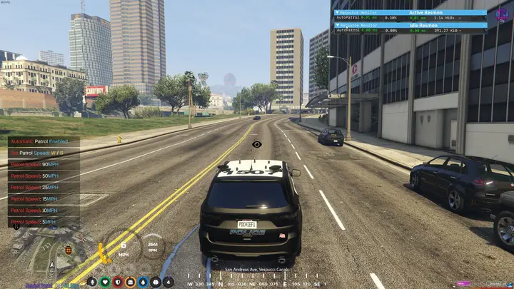 Preview of [RELEASE][FREE][ESX/QBCORE/STANDALONE] Vehicle AutoPatrol