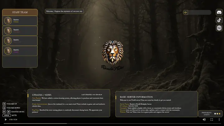 Preview of Antique Loading Screen