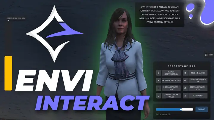 Preview of [FREE] Envi-Interact - An Open Source NPC Interactions and Menu System