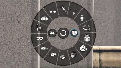 Preview of Clothing menu