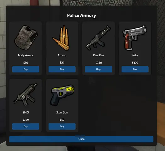 Preview of [Free] Police Armory UI