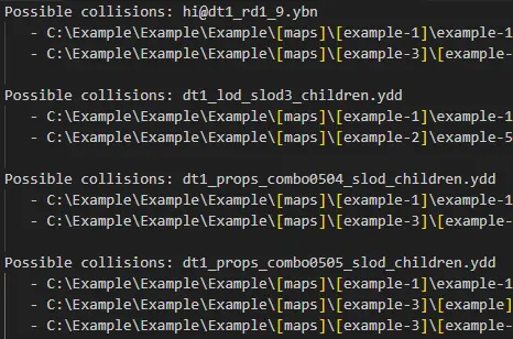 Preview of [FREE] [Open Source] Map Collision Finder