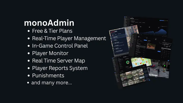 Preview of [FREE/PAID] monoAdmin - Advanced Cloud & In-Game Admin Panel