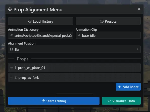 Preview of [FREE] Zyke's Propaligner (UI, Presets, History, Props, Particles, Alignment, Open, Easy, GitHub)