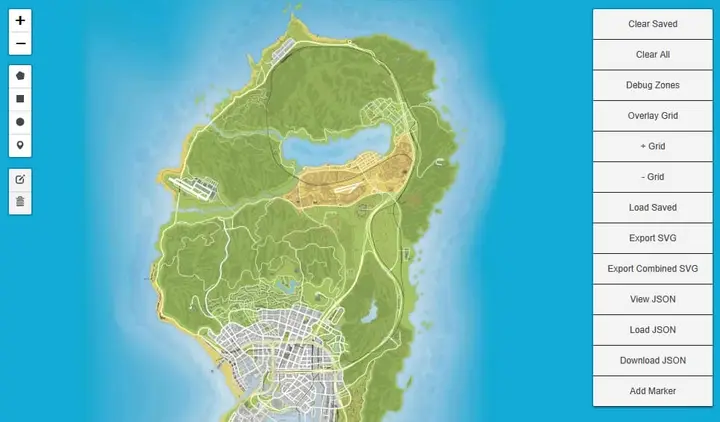 Preview of Zone Creation Tool