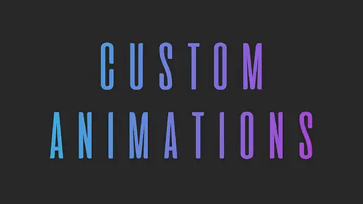 Preview of Custom animation pack