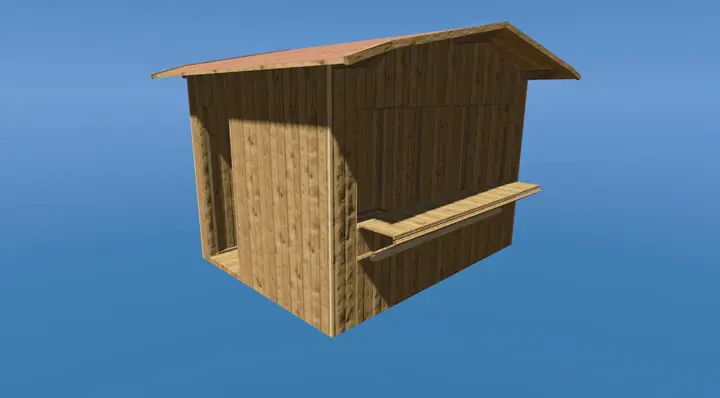 Preview of [FREE] Wooden Market Stall + YMAP