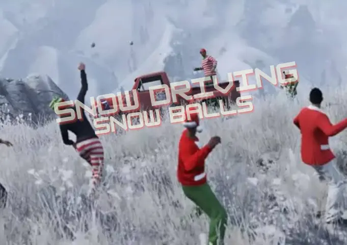 Preview of [FREE] Snow Driving & Snow Balls