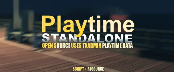Preview of [Open Source] Playtime via txAdmin data