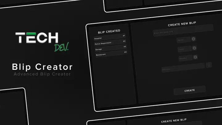 Preview of [RELEASE] [FREE] [ESX/QBCORE] Blip Creator