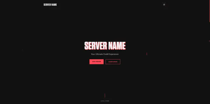 Preview of :art: Unlock Your Server’s Visual Potential! FREE Multi-Theme FiveM Websites!
