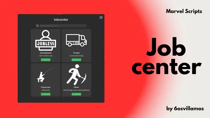 Preview of [FREE] [ESX] Jobcenter