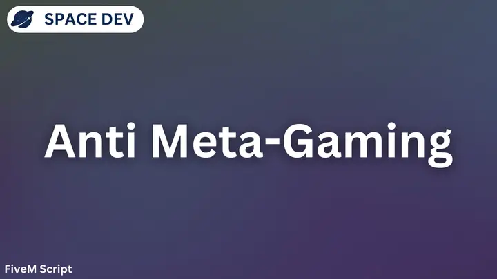 Preview of Anti Meta-Gaming