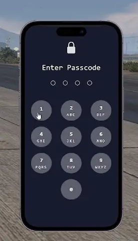 Preview of [Free] QBCore Phone With Passcode