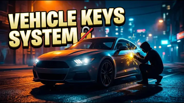 Preview of [FREE] MG VehicleKeys — Vehicle Keys, Lockpick, Hotwire & Carjack System for FiveM | ESX & QBCore