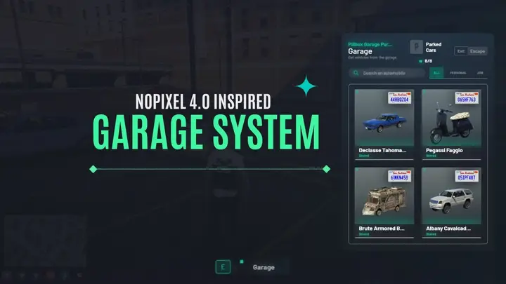 Preview of Qb-Garages ve2 Nopixel Inspired 4.0